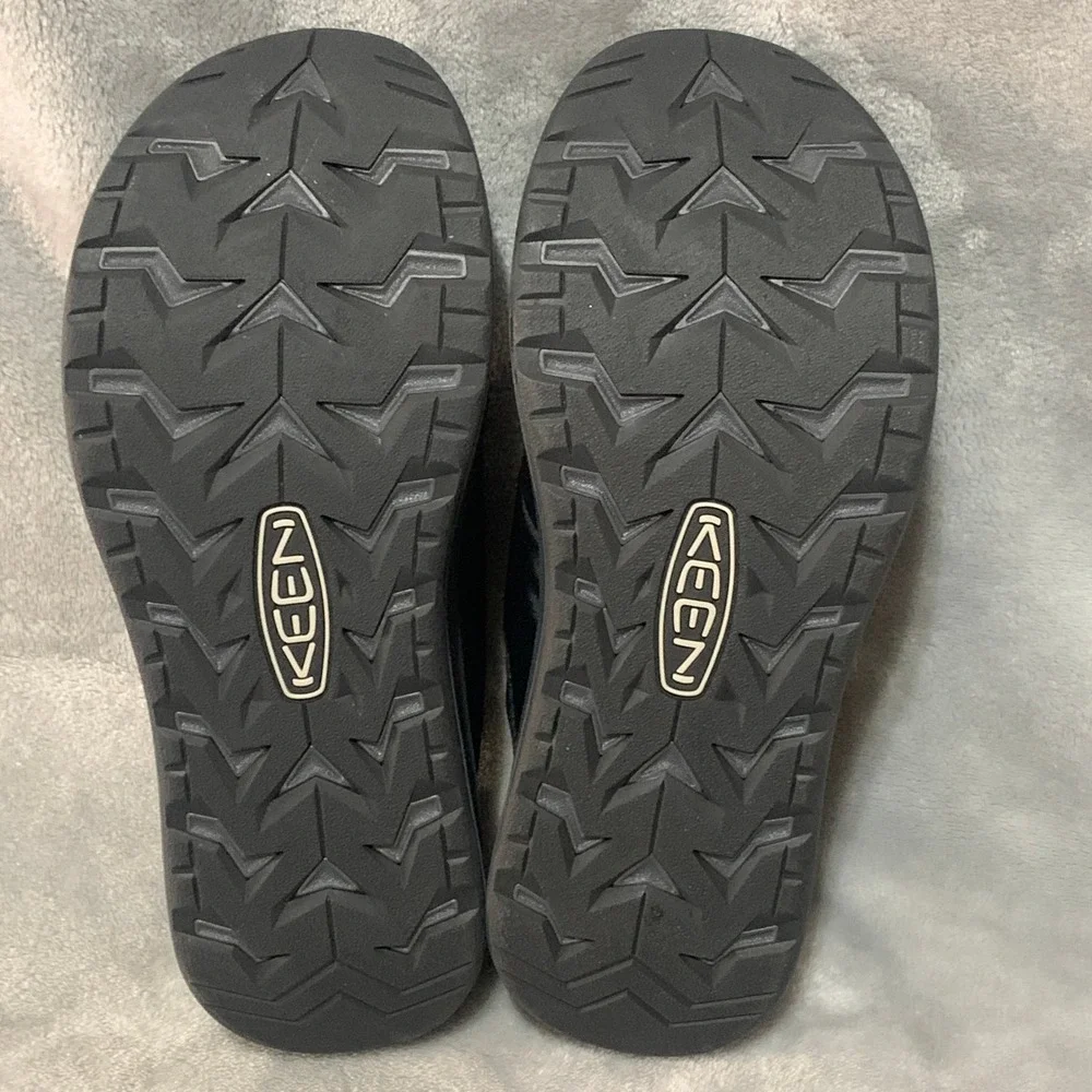 KEEN Mosey Derby Slip On Shoes Triple Black Recycled 1031156 Mens 7.5 Womens 9‎